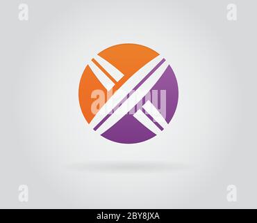 Logo Icon Design Template Elements in Vector Letter Stock Vector