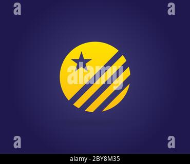 Logo Icon Design Template Elements in Vector Letter Stock Vector