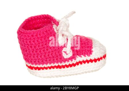 Baby booties Stock Photo