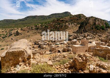 The abandonned  berber village of Zriba, Tunisia Stock Photo