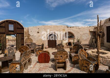 The abandonned  berber village of Zriba, Tunisia Stock Photo