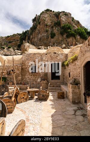 The abandonned  berber village of Zriba, Tunisia Stock Photo