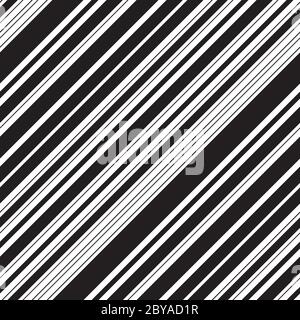 Seamless pattern with oblique black lines Stock Vector