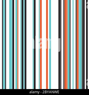 Seamless pattern with vertical colored lines Stock Vector