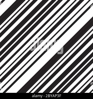 Seamless pattern with oblique black lines Stock Vector