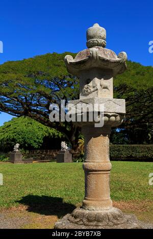 Liliuokalani Gardens, Hilo City, Hawaii, USA Stock Photo