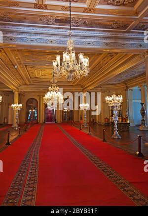 Dolmabahce Palace at Istanbul Turkey Stock Photo