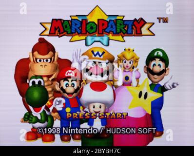 Mario Party - Nintendo 64 Videogame  - Editorial use only Stock Photo