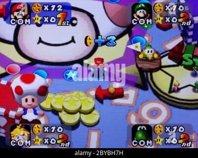 Mario Party - Nintendo 64 Videogame  - Editorial use only Stock Photo