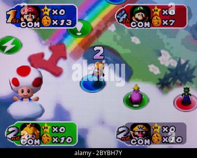 Mario Party 2 - Nintendo 64 Videogame  - Editorial use only Stock Photo