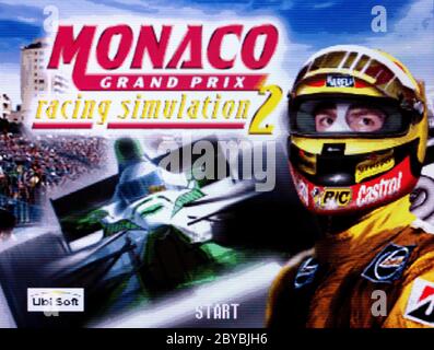 Monaco Grand Prix Racing Simulation 2 - Nintendo 64 Videogame  - Editorial use only Stock Photo