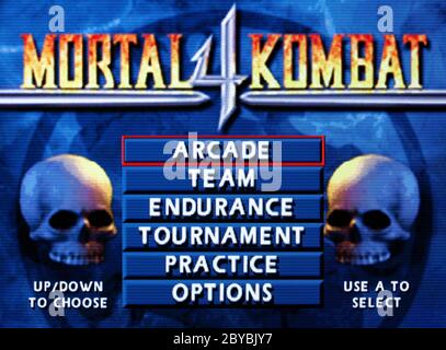 Mortal Kombat 4 - Nintendo 64 Videogame  - Editorial use only Stock Photo