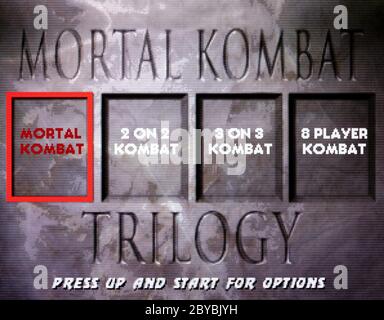 Mortal Kombat Trilogy - Nintendo 64 Videogame  - Editorial use only Stock Photo