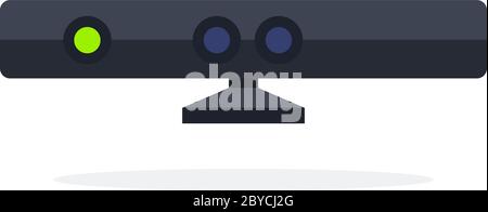 Multimedia projector vector flat isolated Stock Vector