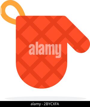 Potholder for hot dishes vector flat isolated Stock Vector