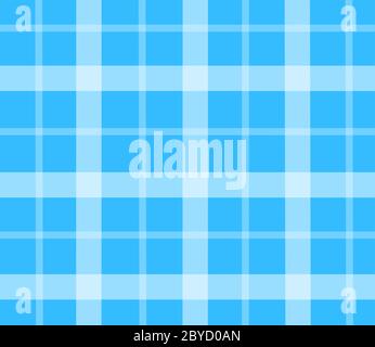 Blue picnic tablecloth vector flat isolated Stock Vector