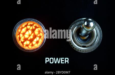 Amplifier Panel Stock Photo