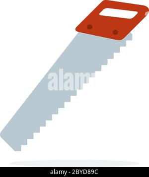 Construction saw vector flat isolated Stock Vector