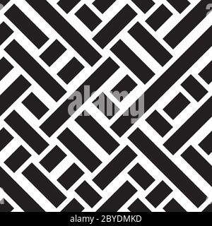 Seamless pattern with oblique black bands Stock Vector