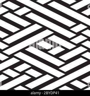 Seamless pattern with oblique white bands Stock Vector