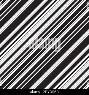 Seamless pattern with oblique black lines Stock Vector