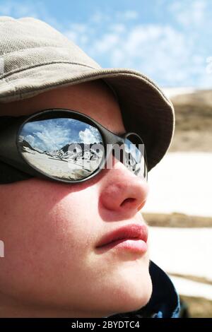 Small hiker Stock Photo