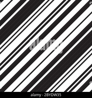 Seamless pattern with oblique black lines Stock Vector