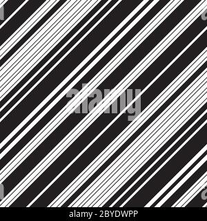 Seamless pattern with oblique black lines Stock Vector
