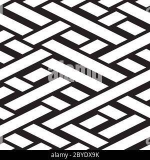 Seamless pattern with oblique white bands Stock Vector