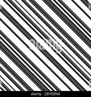 Seamless pattern with oblique black lines Stock Vector