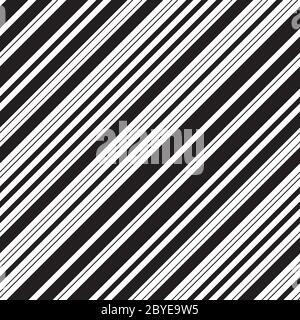 Seamless pattern with oblique black lines Stock Vector