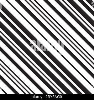 Seamless pattern with oblique black lines Stock Vector