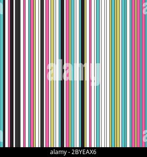 Seamless pattern with vertical colored lines Stock Vector