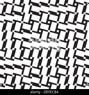 Abstract pattern with black lines Stock Vector