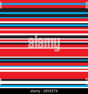 Seamless pattern with horizontal colored lines Stock Vector