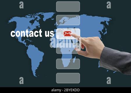 contact us Stock Photo