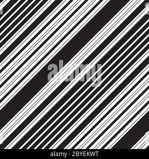 Seamless pattern with oblique black lines Stock Vector