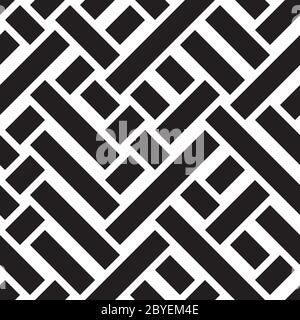 Seamless pattern with oblique black bands Stock Vector