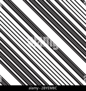 Seamless pattern with oblique black lines Stock Vector