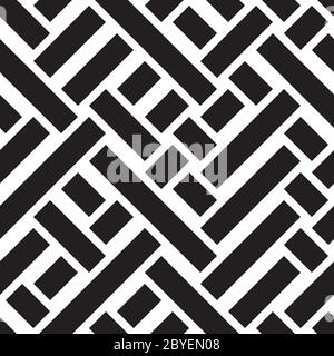 Seamless pattern with oblique black bands Stock Vector