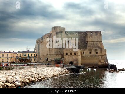 Castel dell'Ovo (Egg Castle), Italy. Naples. Stock Photo