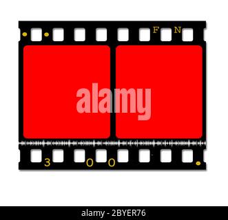 35mm Film frames Stock Photo