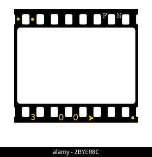 35mm Film frames Stock Photo