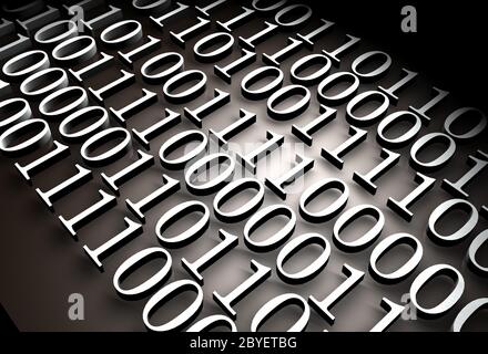 Binary code Stock Photo