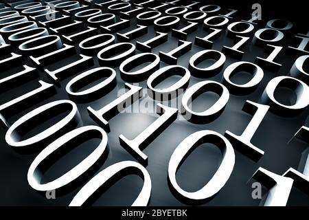 Binary code Stock Photo