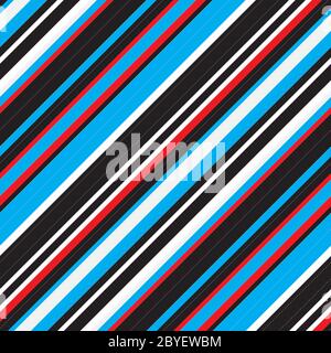 Seamless pattern with oblique colored lines Stock Vector