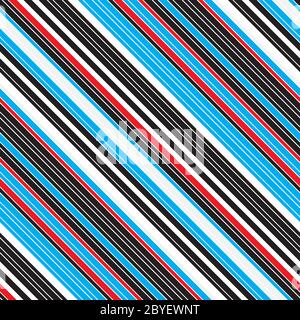 Seamless pattern with oblique colored lines Stock Vector