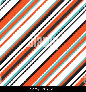Seamless pattern with oblique colored lines Stock Vector