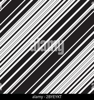 Seamless pattern with oblique black lines Stock Vector