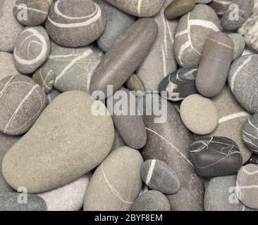 Pebble background Stock Photo